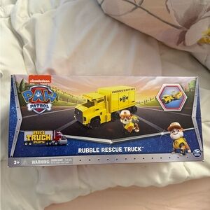 Paw Patrol Yellow Rubble Construction Vehicle